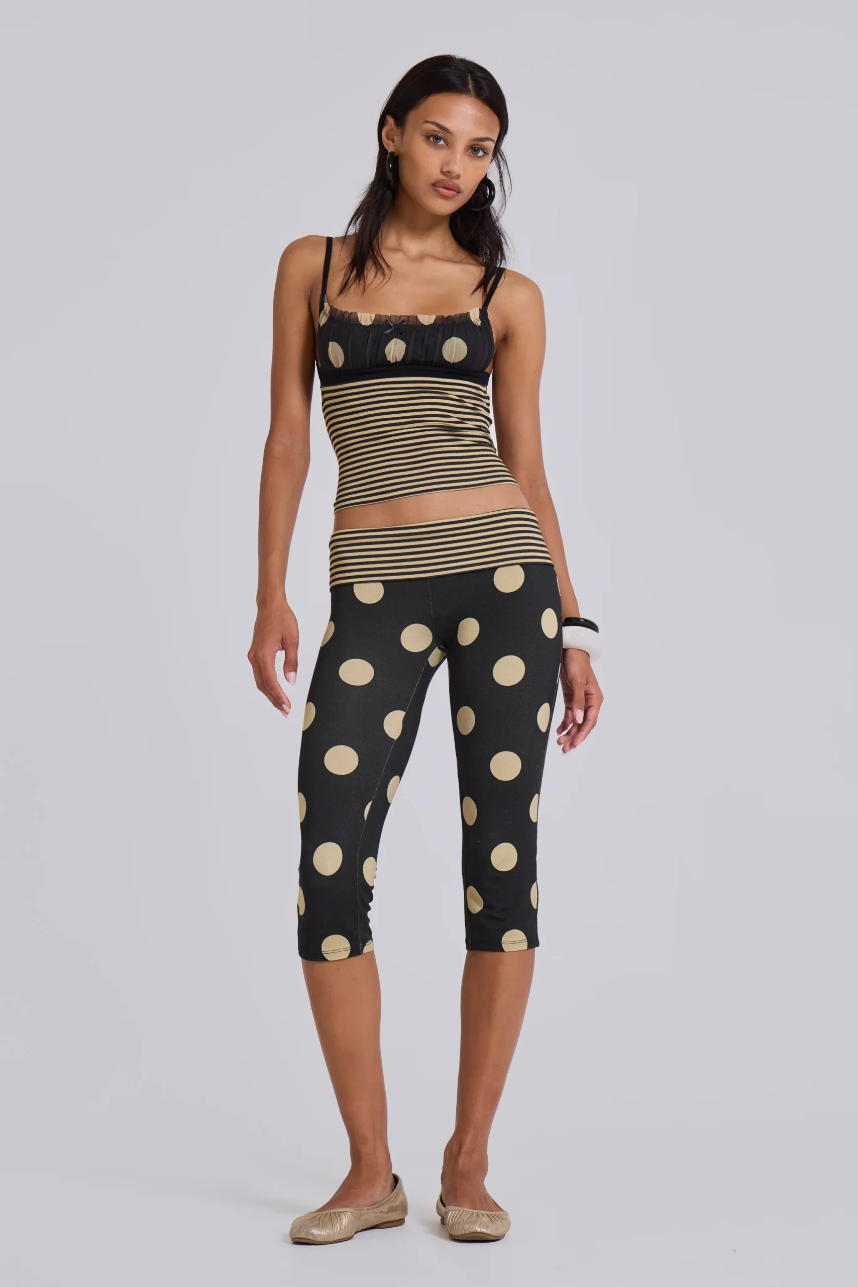 6724-lola-foldover-capris-in-polkadot-stripe-6.webp Lola Foldover Capris in Polkadot Stripe