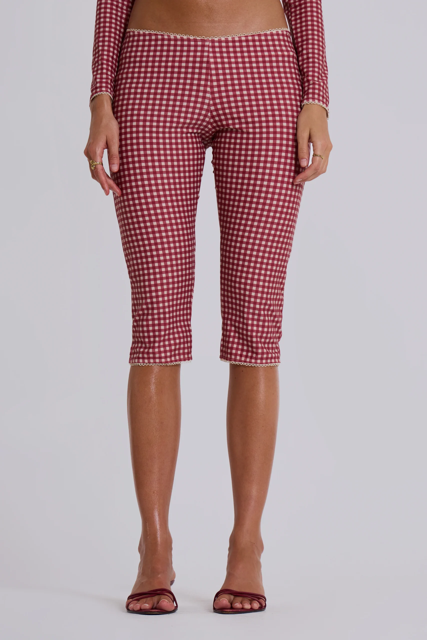 6820-freda-gingham-swim-capri-trousers-2.webp Freda Gingham Swim Capri Trousers