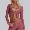 6820-freda-gingham-swim-capri-trousers-6.webp Freda Gingham Swim Capri Trousers
