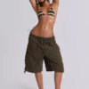 7001-khaki-parachute-cargo-shorts-1.webp Khaki Parachute Cargo Shorts