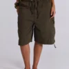 7001-khaki-parachute-cargo-shorts-2.webp Khaki Parachute Cargo Shorts