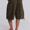 7001-khaki-parachute-cargo-shorts-4.webp Khaki Parachute Cargo Shorts