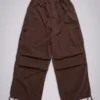 Brown Parachute Cargo Pants
