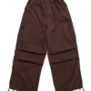 Brown Parachute Cargo Pants
