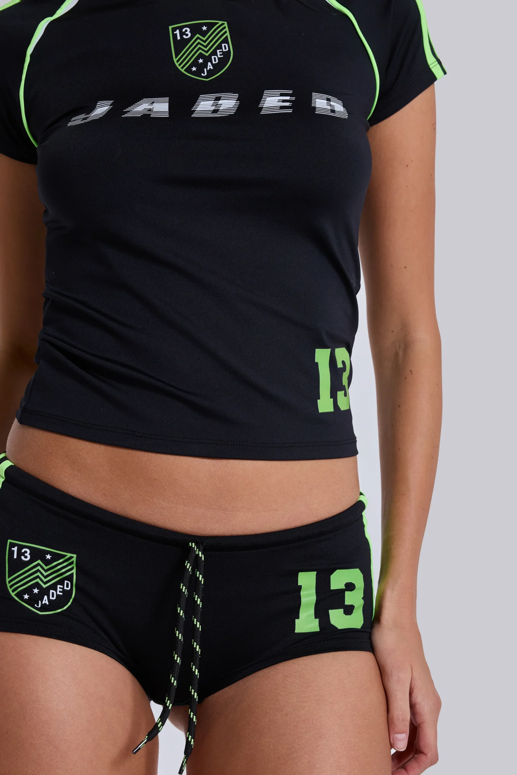 7204-black-no-13-football-mini-shorts-11.webp Black No.13 Football Mini Shorts