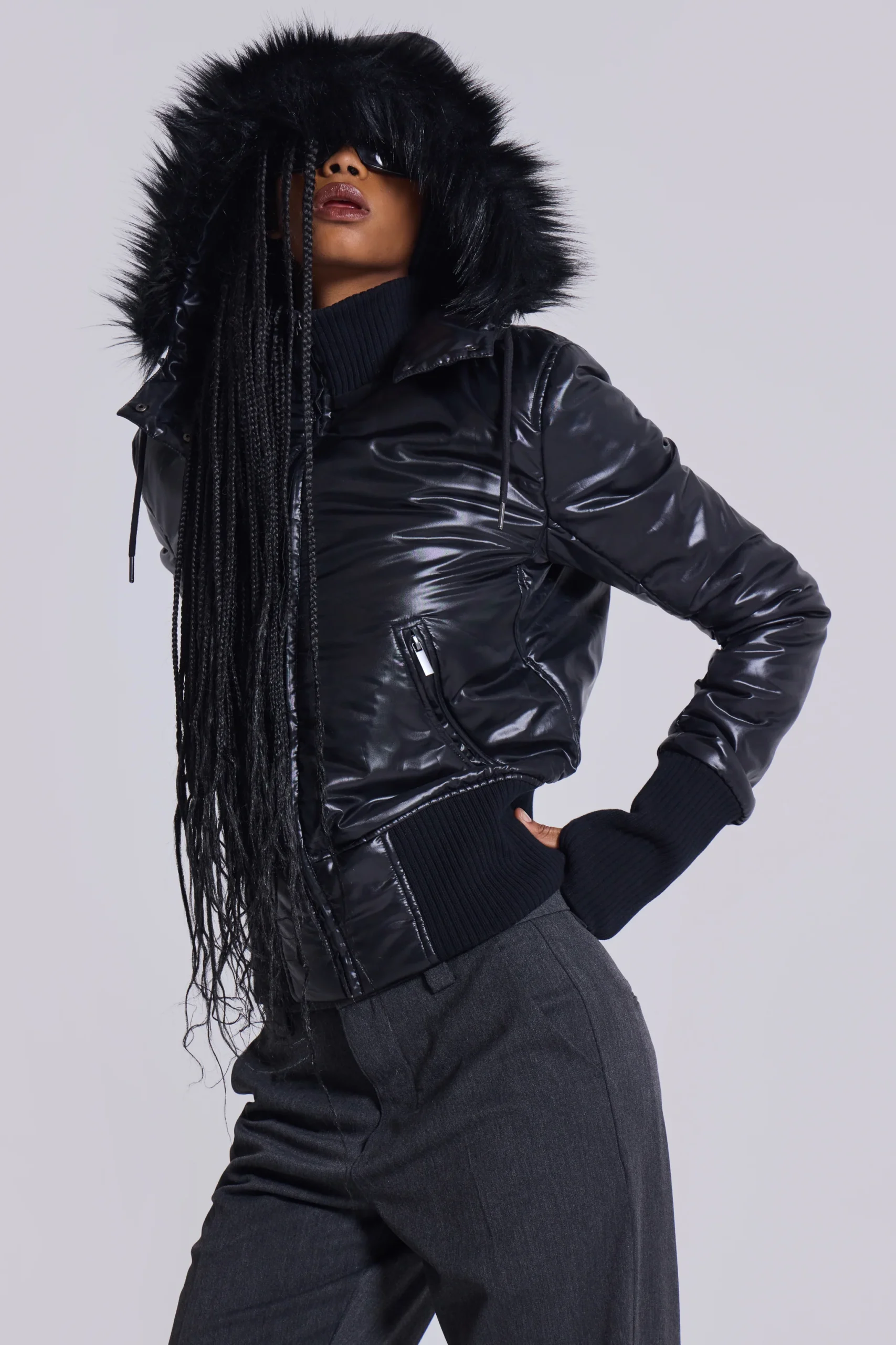 Black Mercury Puffer Jacket