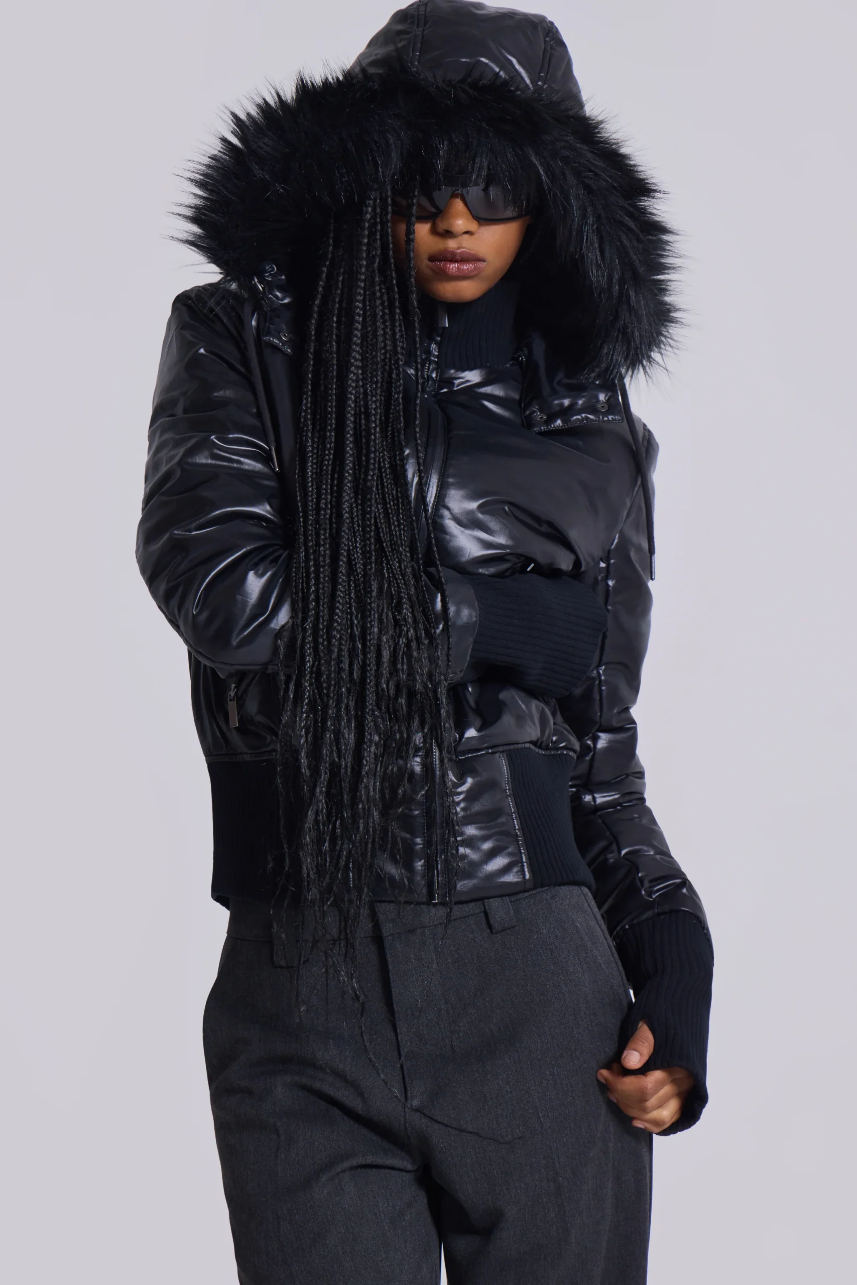Black Mercury Puffer Jacket