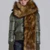 Blonde Cara Faux Fur Scarf