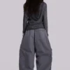 Vintage Grey Parachute Cargo Pants