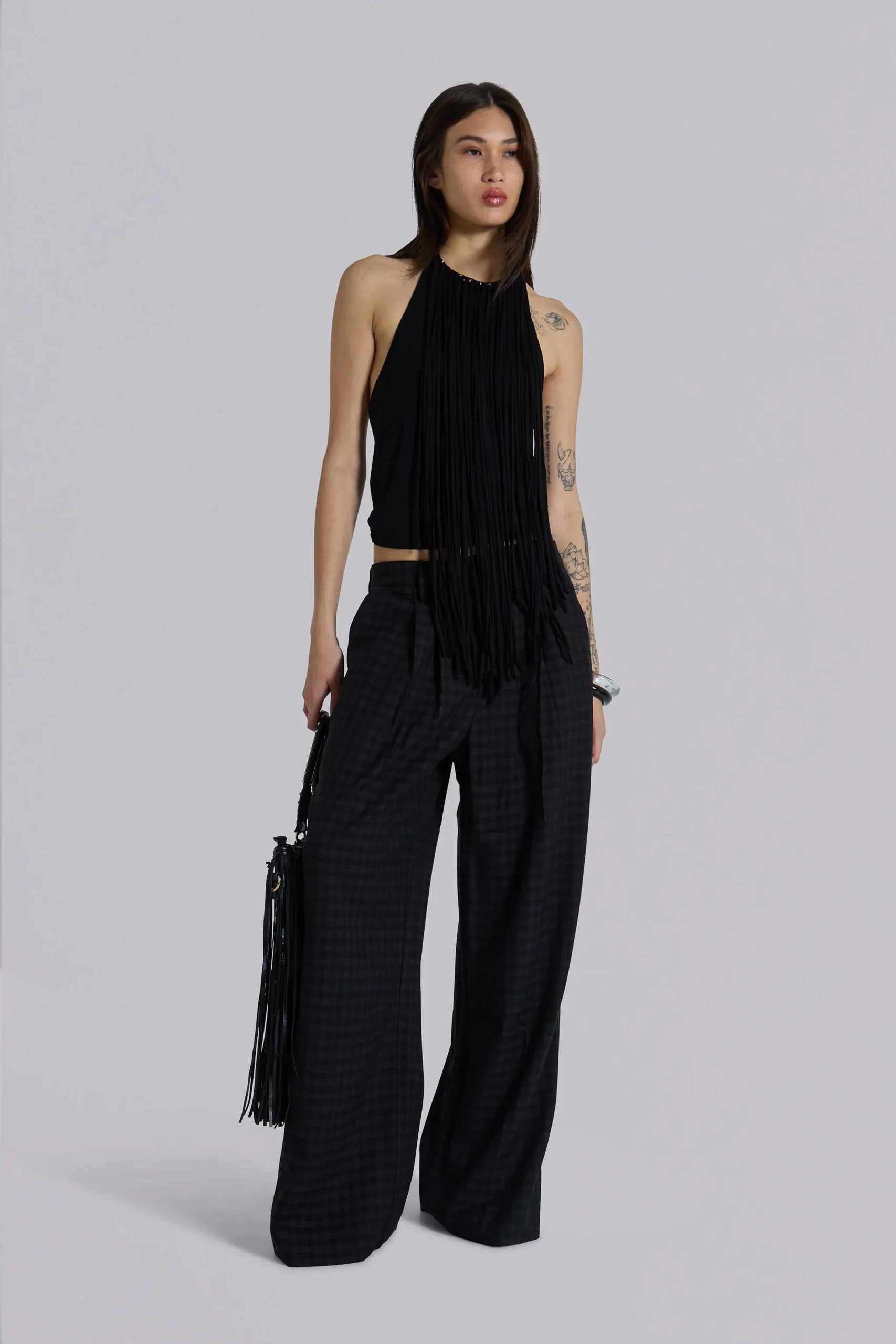 Gingham Goliath Suit Pants