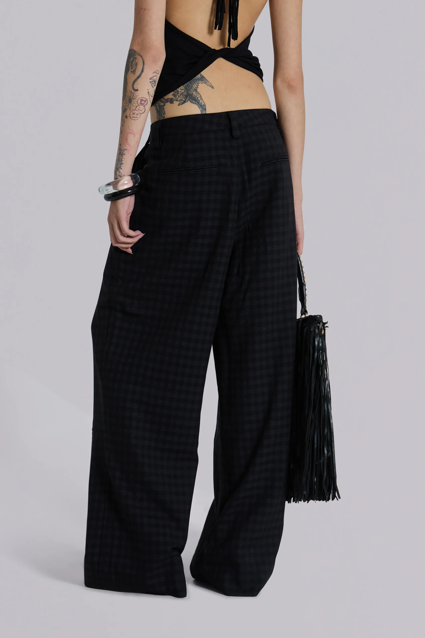 Gingham Goliath Suit Pants