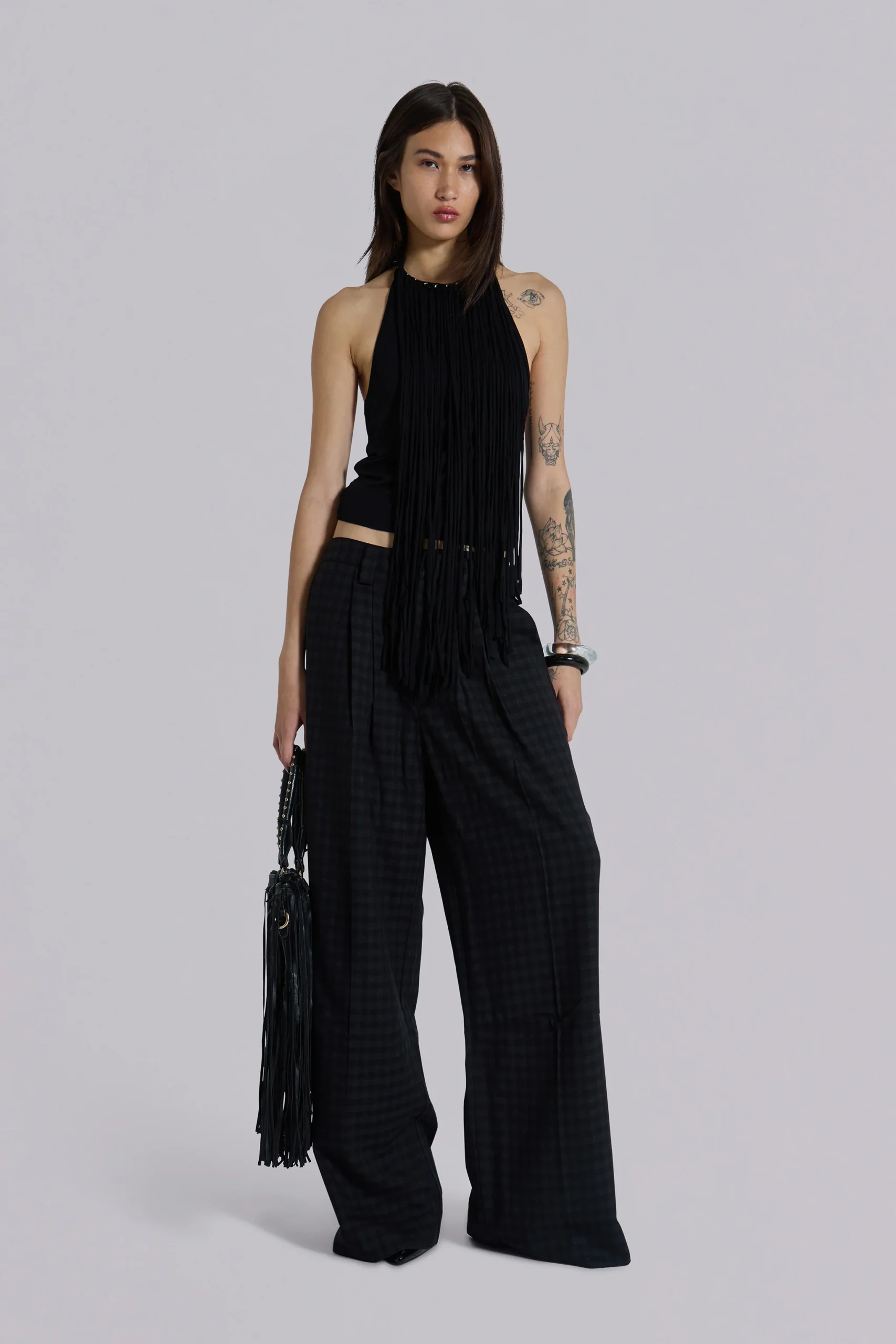 Gingham Goliath Suit Pants