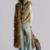 Blonde Cara Faux Fur Scarf