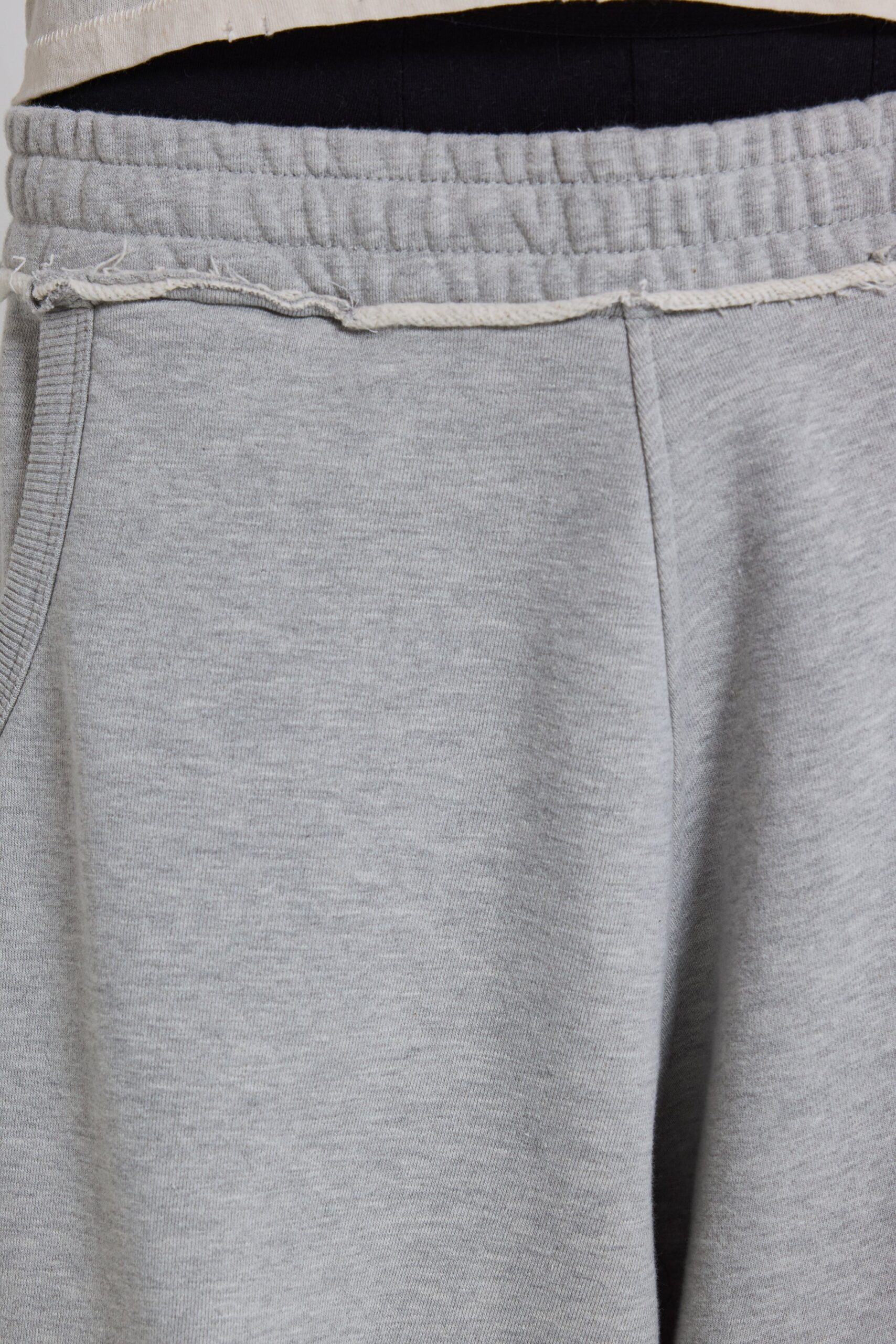 Grey Marl Cuffed Baggy Monster Joggers