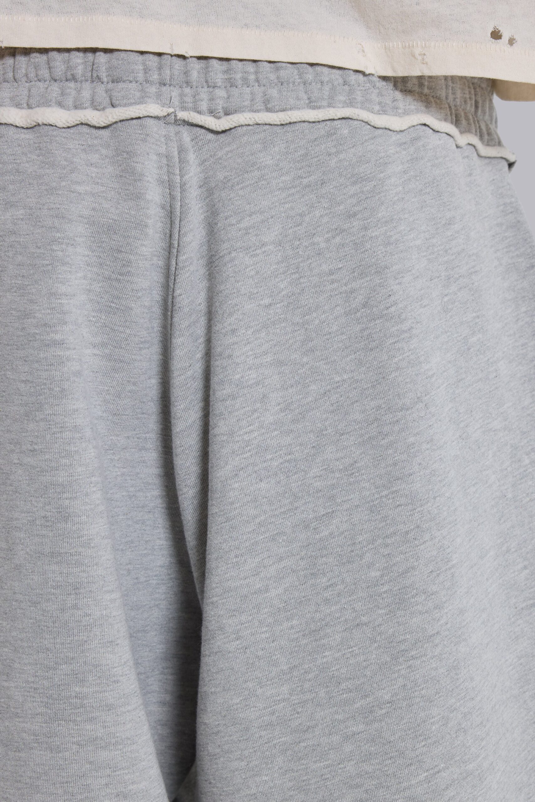 Grey Marl Cuffed Baggy Monster Joggers