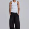 Black Baggy Cuffed Monster Joggers