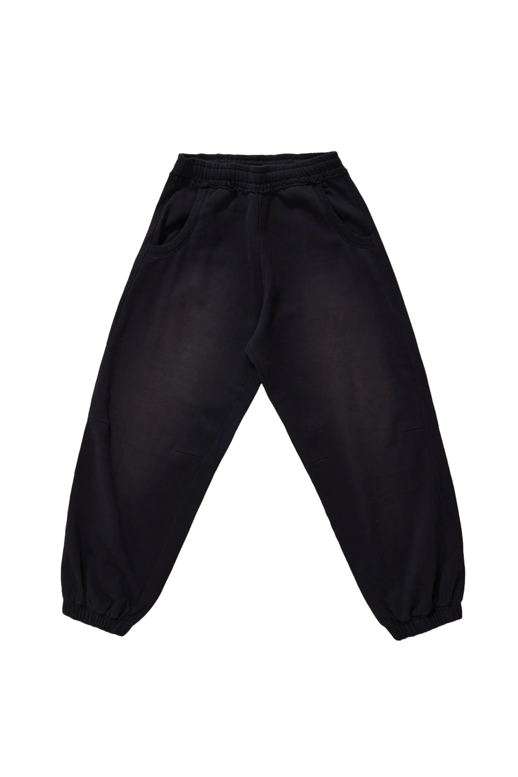 Black Baggy Cuffed Monster Joggers