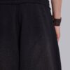 Black Baggy Cuffed Monster Joggers