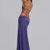 Amara Strappy Maxi Dress with Metal Trims
