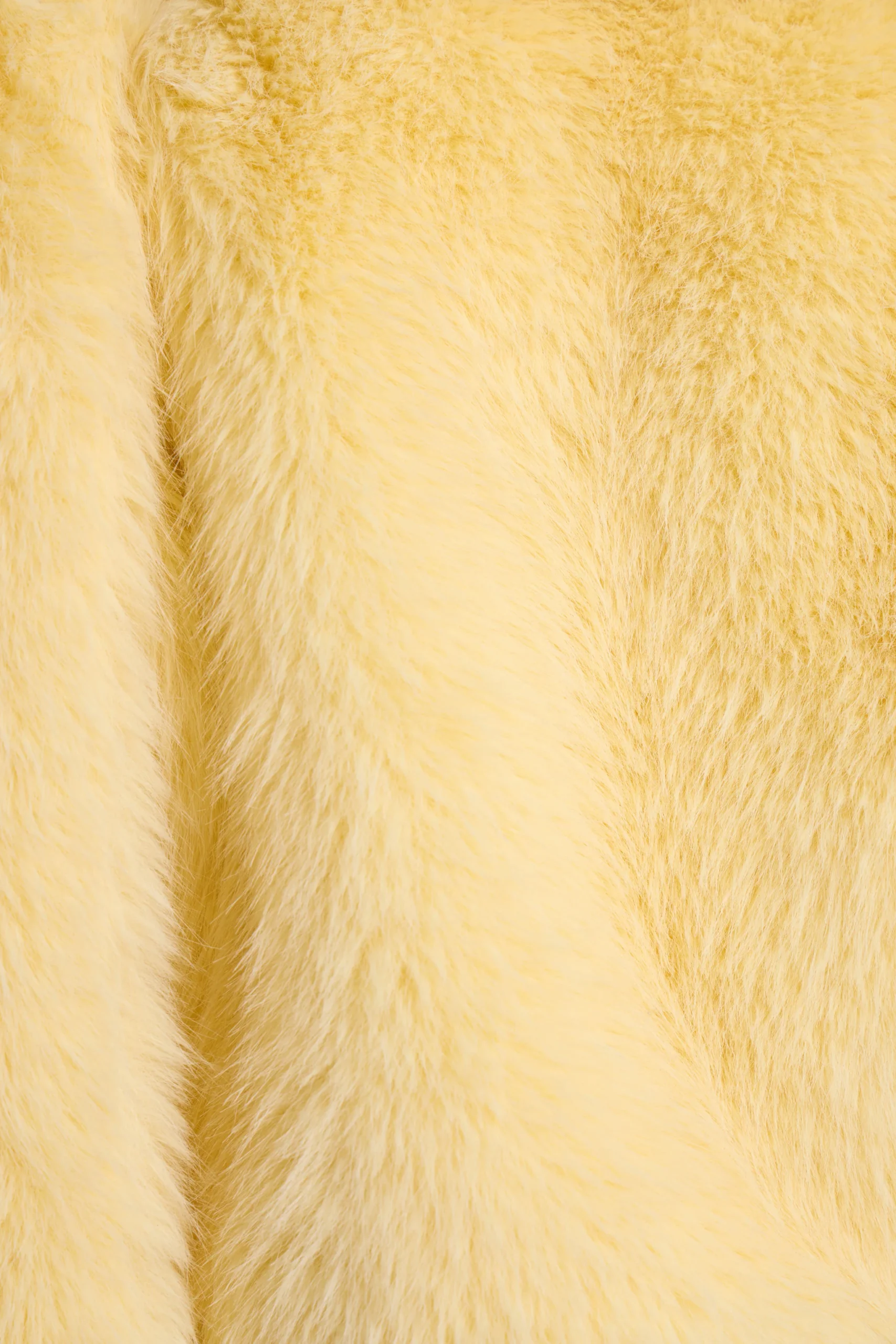 Saskia 2-in-1 Faux Fur Shrug in Yellow