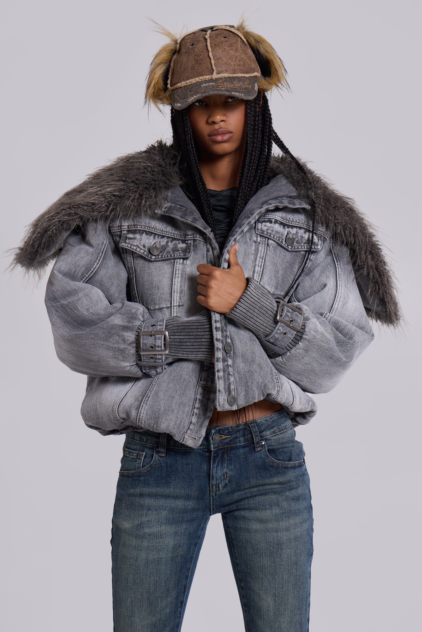 7794-alloy-denim-bomber-jacket-in-grey-1.jpg Alloy Denim Bomber Jacket in Grey