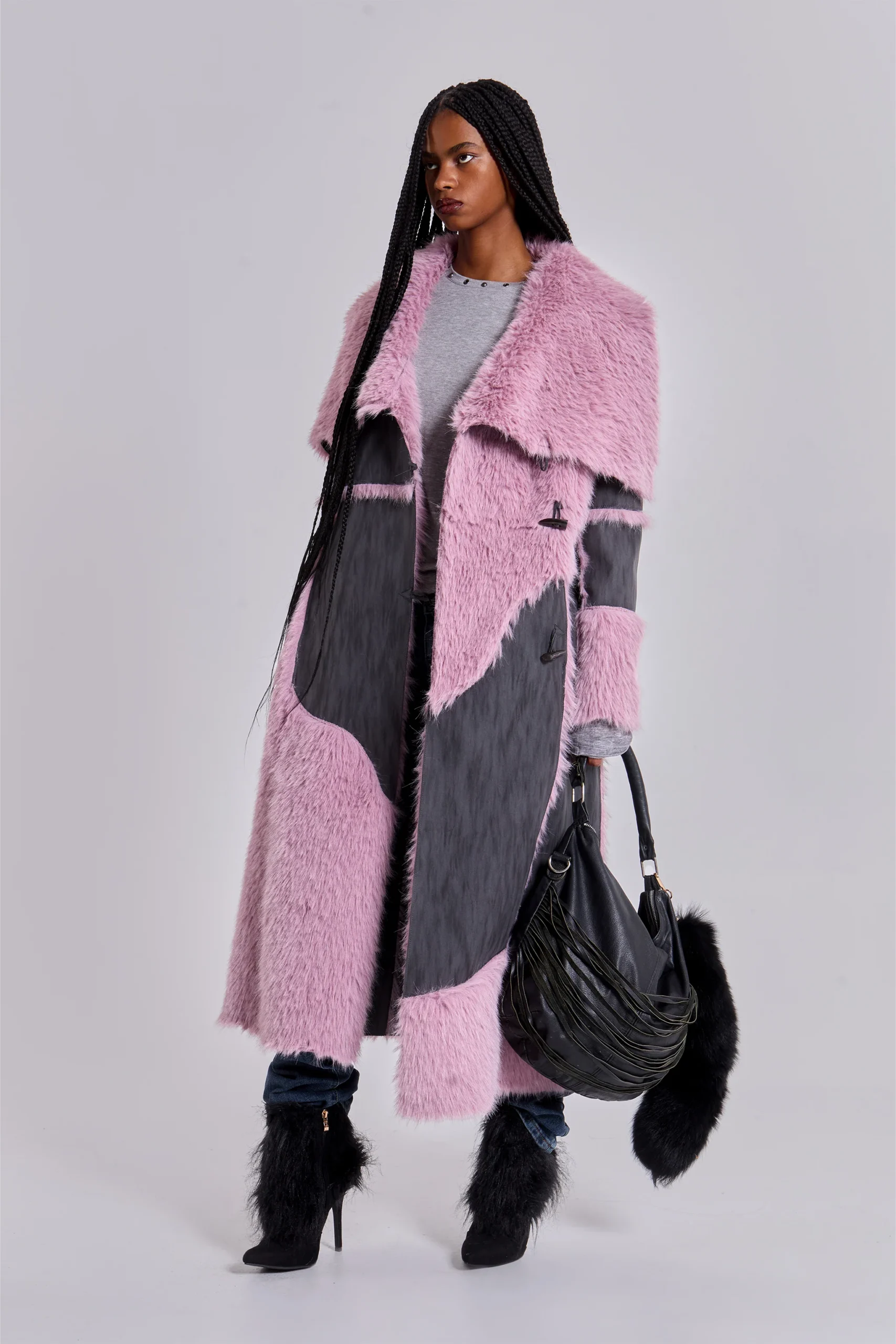 7857-alise-patchwork-faux-suede-and-fur-maxi-coat-1.webp Alise Patchwork Faux Suede and Fur Maxi Coat