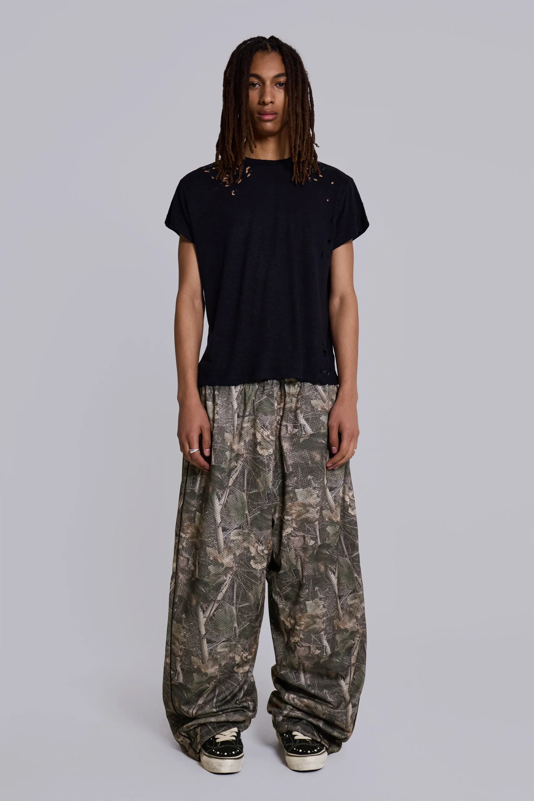 Forest Camo Mesh Vapor Tracksuit Bottoms
