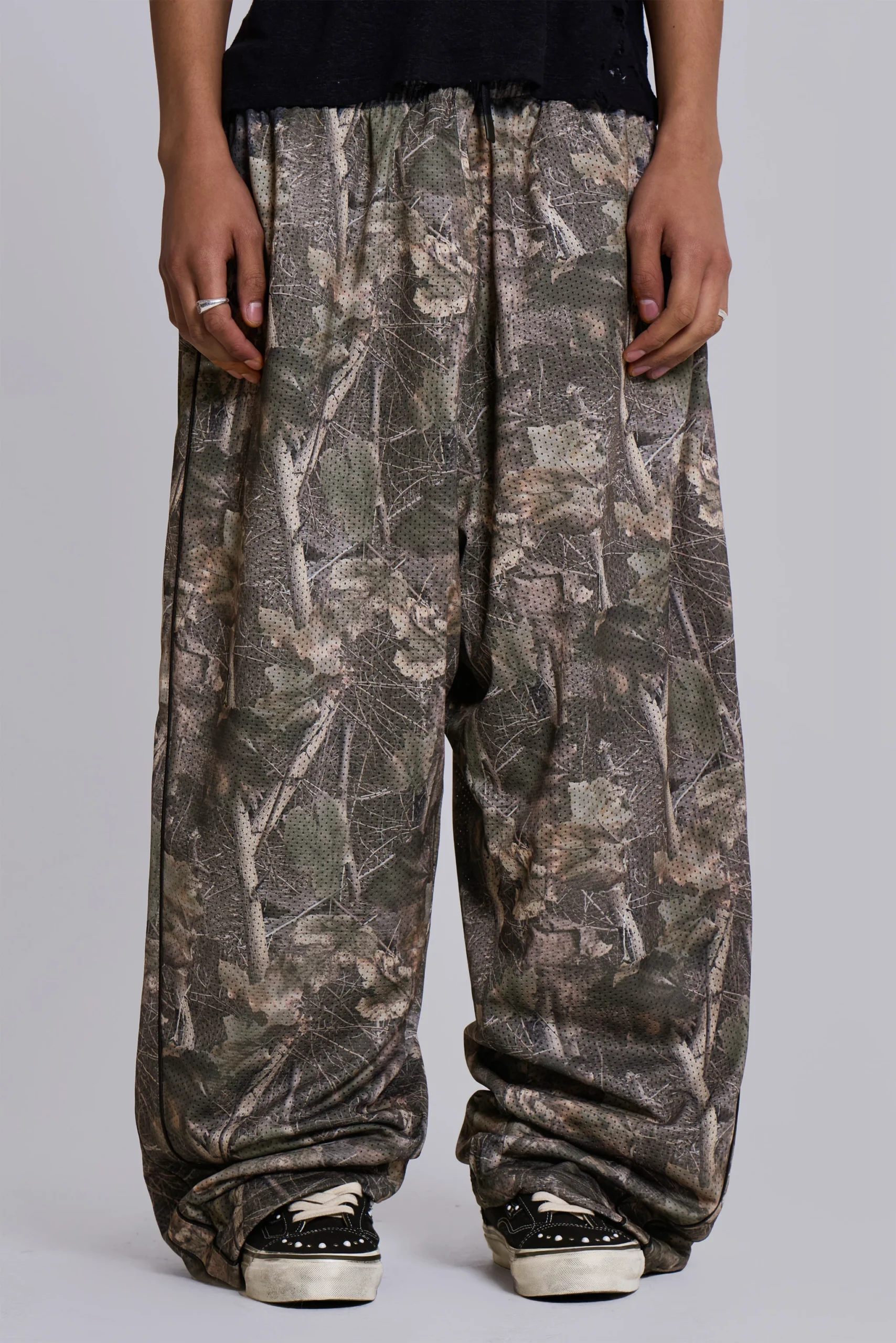 Forest Camo Mesh Vapor Tracksuit Bottoms