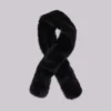 Black Cara Faux Fur Scarf