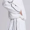 White Vapor Tracksuit Top