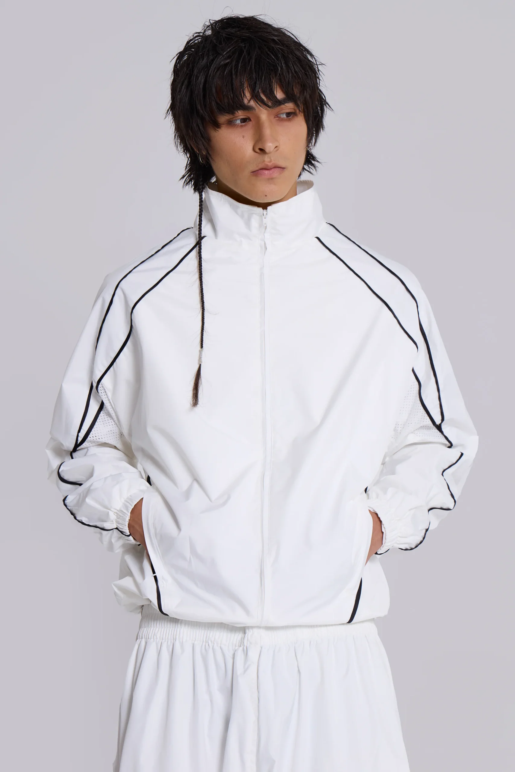 White Vapor Tracksuit Top