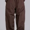 Brown Vapor Tracksuit Bottoms