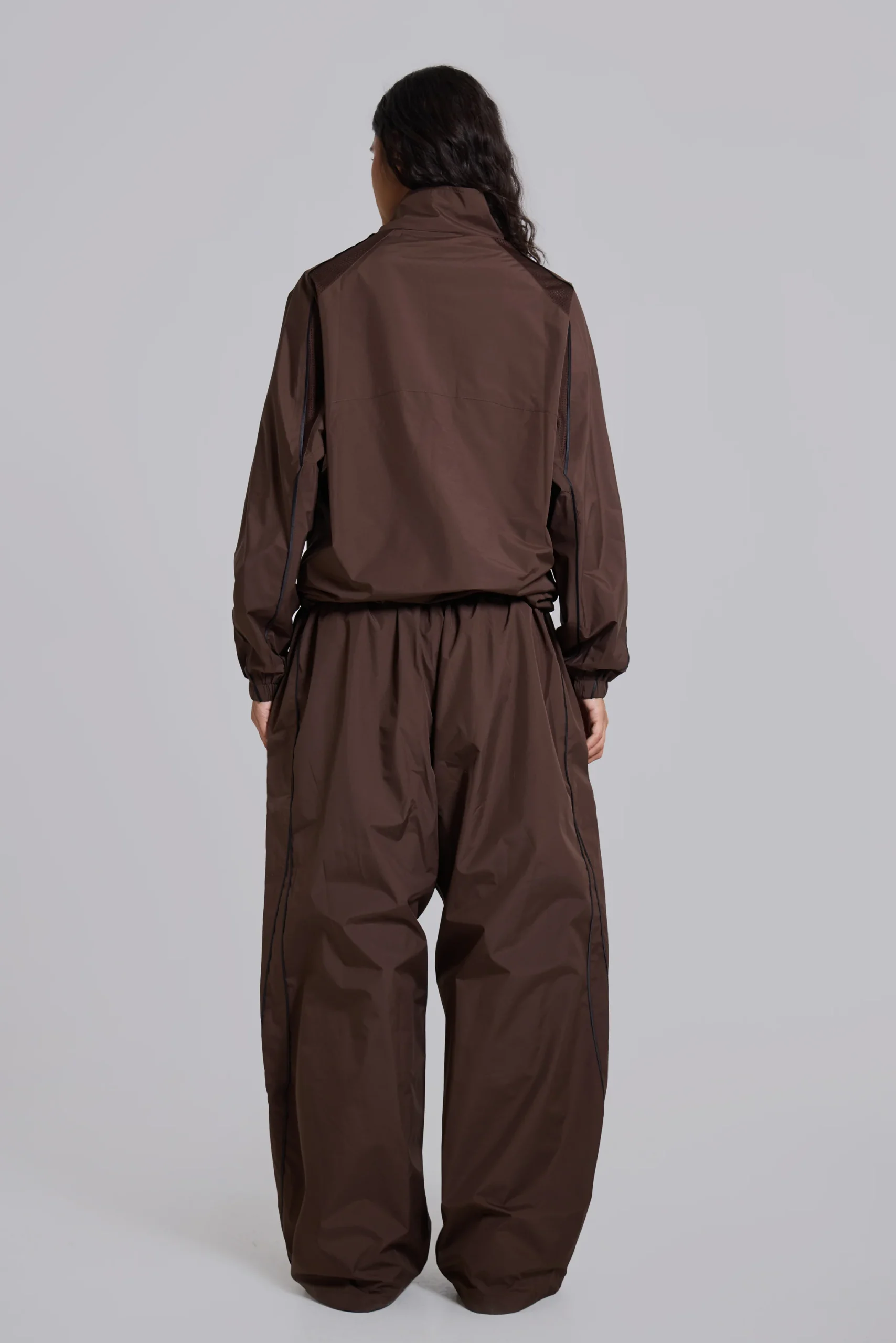 Brown Vapor Tracksuit Bottoms