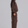 Brown Vapor Tracksuit Bottoms
