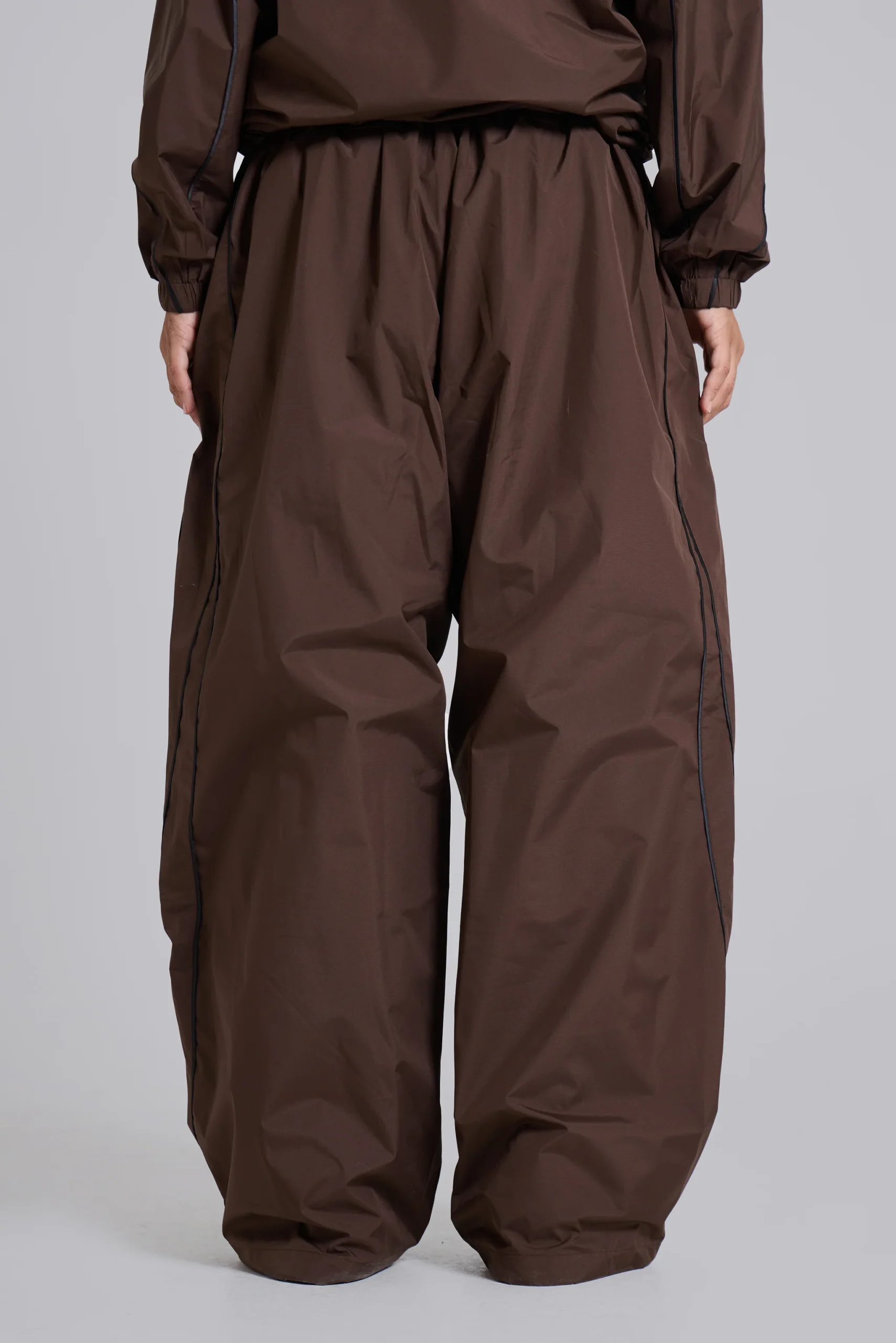 Brown Vapor Tracksuit Bottoms