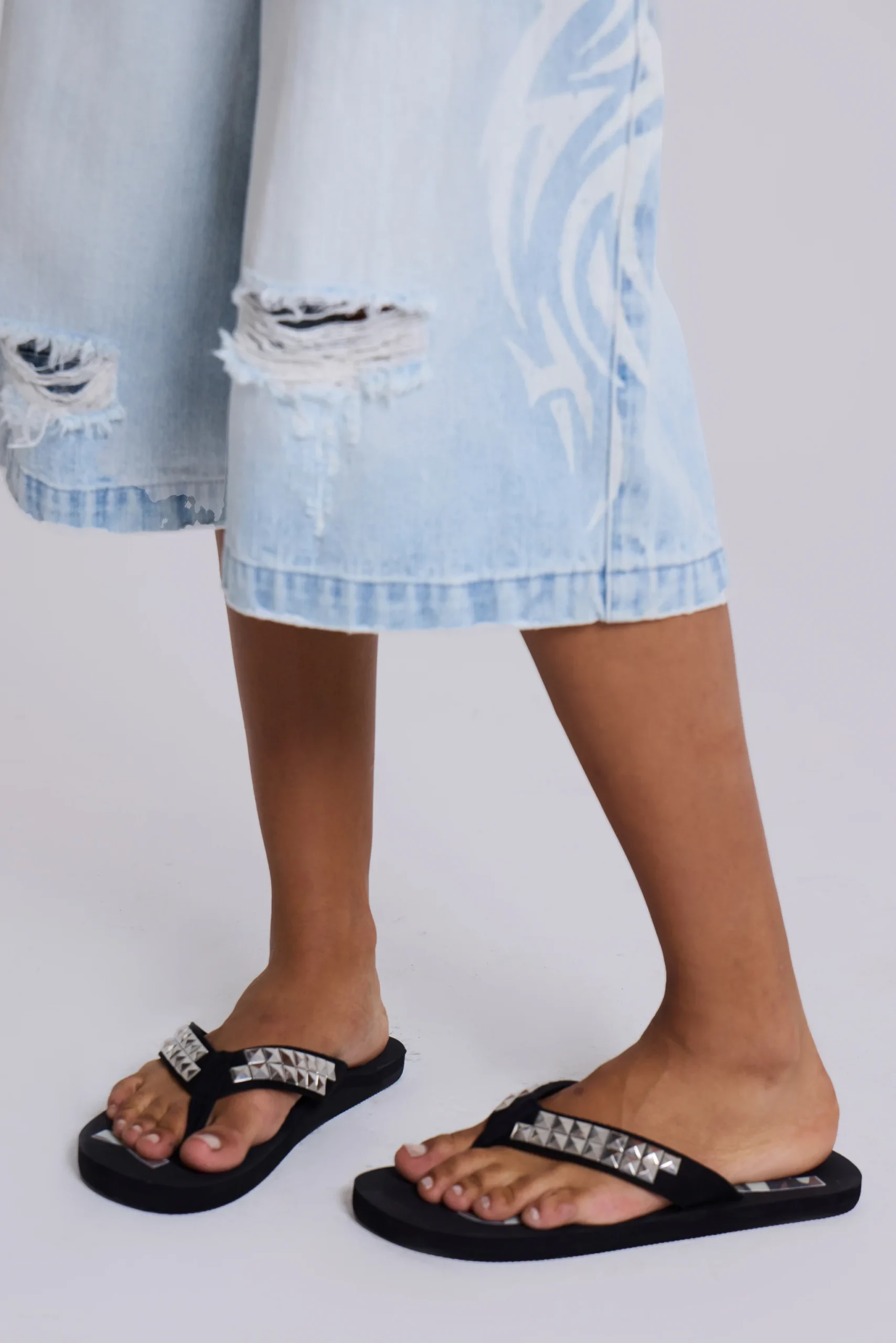 Tread Softly Studded Flip-Flop