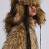 Blonde Fur Trapper Hat