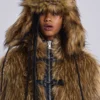 Blonde Fur Trapper Hat