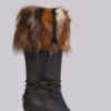 Fauna Faux Fur Heeled Boot
