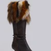 Fauna Faux Fur Heeled Boot