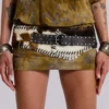 Kena Whipstitch Cow Belt