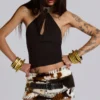 Kena Whipstitch Cow Belt