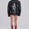 Crash Leather Biker Jacket