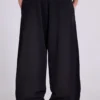 Petite Black Baggy Monster Joggers