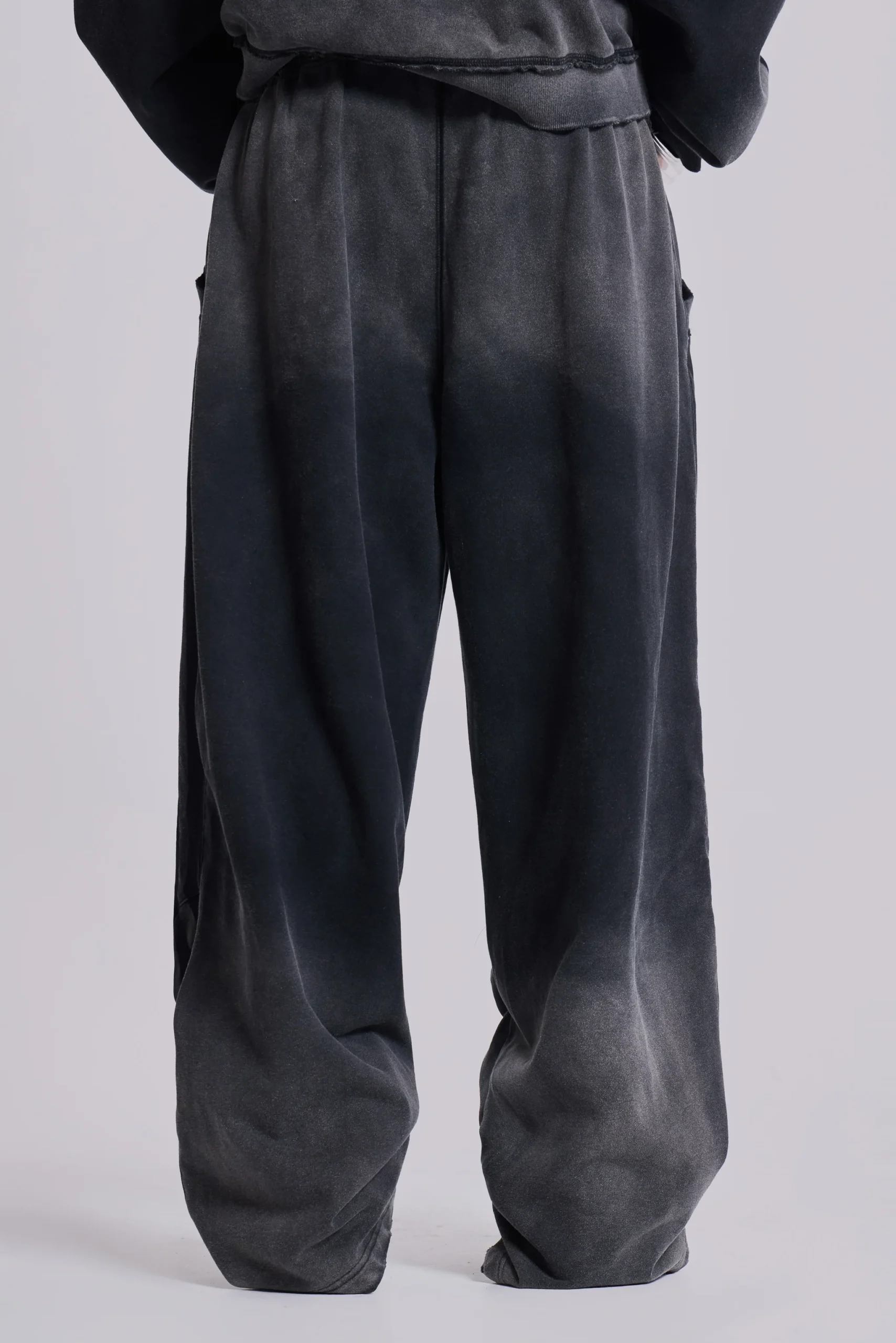 Grey Sporty Baggy Monster Joggers