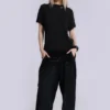 Denim Wash Velour Monster Joggers