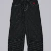 Black Ollie Pinstripe XL Colossus Jeans