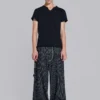 Black Ollie Pinstripe XL Colossus Jeans