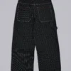 Black Ollie Pinstripe XL Colossus Jeans
