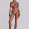 Kaia Bikini Bottoms with Wooden Trims
